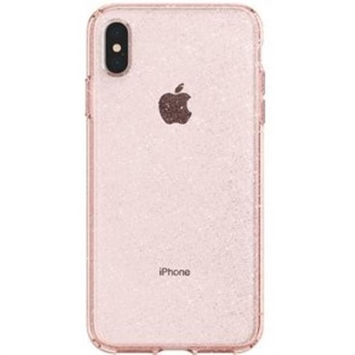 Чохол-накладка Spigen Liquid Crystal Glitter для Apple iPhone XS Max Rose Quartz (065CS25124)