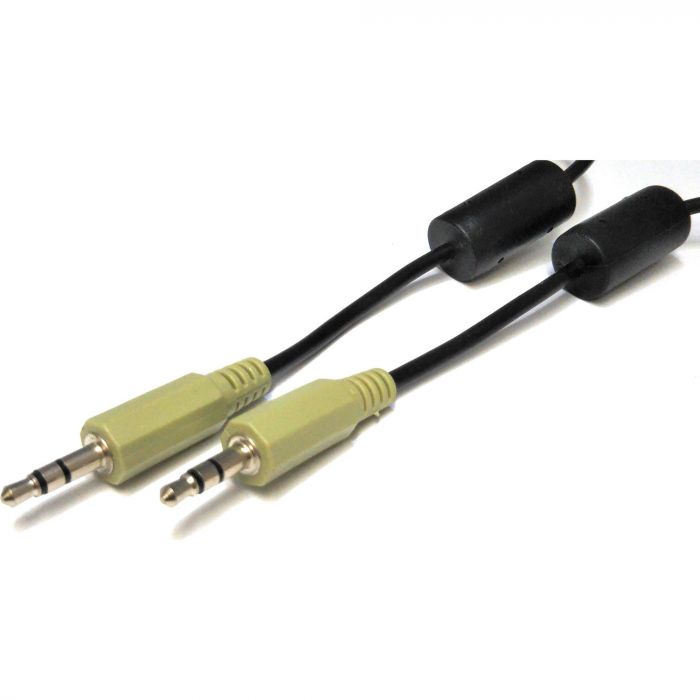 Аудіо-кабель 3.5 мм - 3.5 мм (M/M), 1.8 м, Black (089G17356G553) OEM