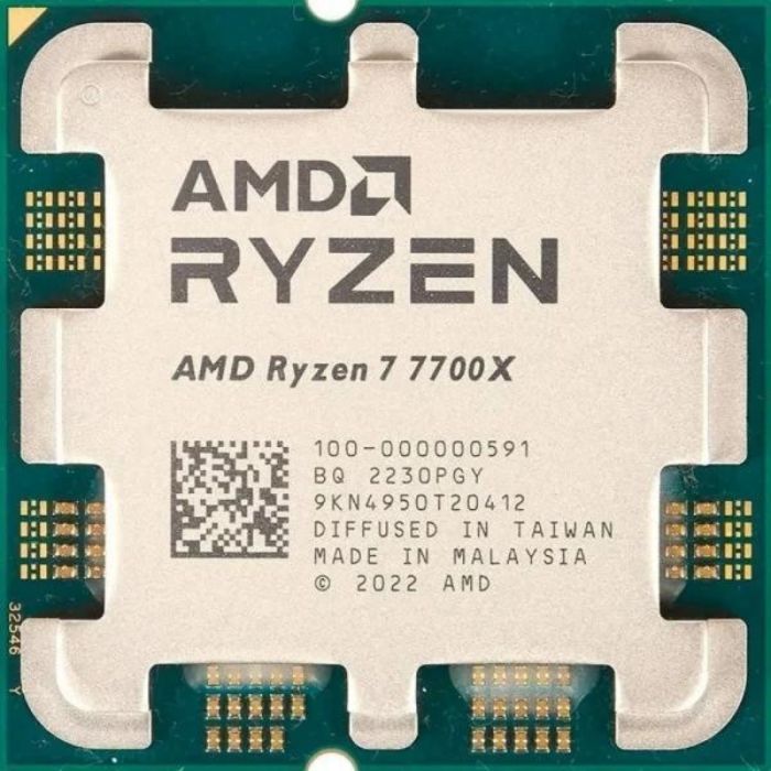 Процесор AMD Ryzen 7 7700X (4.5GHz 32MB 105W AM5) Tray (100-000000591)