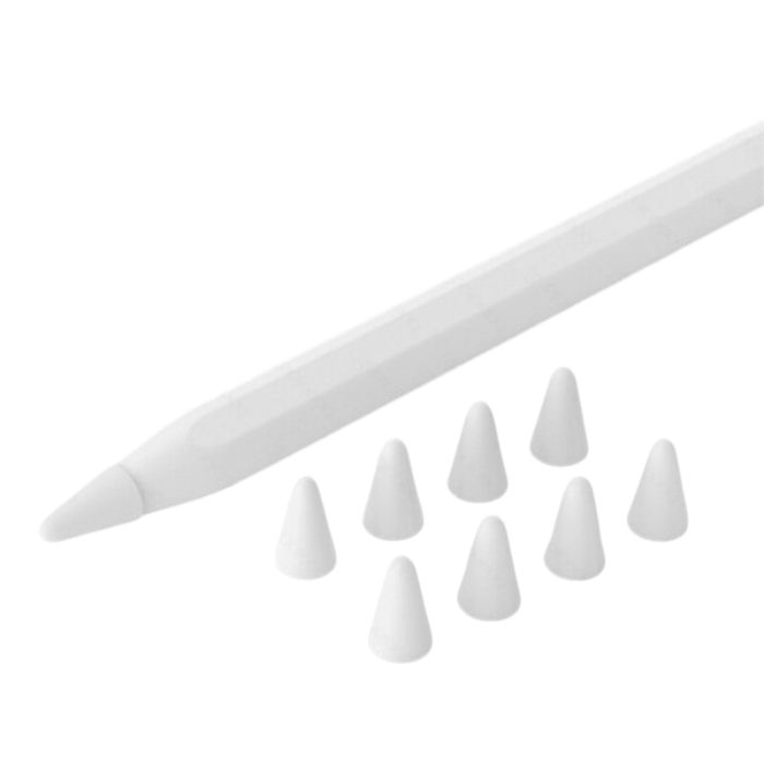 Чохол TPU Goojodoq для наконечника стилуса Apple Pencil (1-2 покоління) (8шт) Transparent (1005001835985075W)