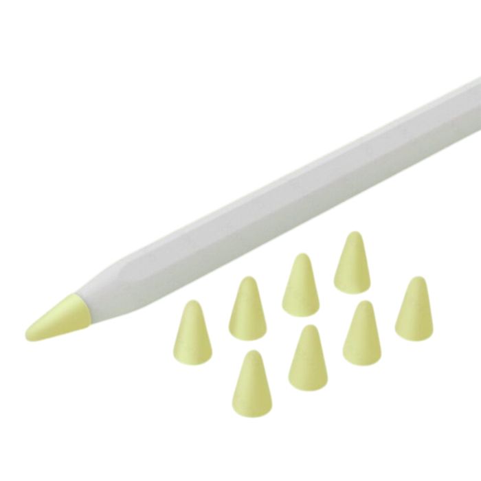 Чохол TPU Goojodoq для наконечника стилуса Apple Pencil (1-2 покоління) (8шт) Yellow (1005001835985075Y)