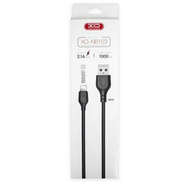 Кабель XO NB103 USB-microUSB (M/M), 2.1A 2м Black (6920680862788)