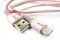 Кабель Dengos USB - USB Type-C (M/M), 1 м, Rose (PLS-TC-IND-SOFT-ROSE)