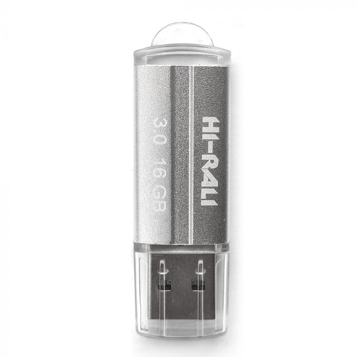Флеш-накопичувач USB3.0 16GB Hi-Rali Corsair Series Silver (HI-16GB3CORSL)