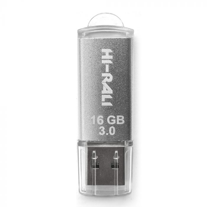 Флеш-накопичувач USB3.0 16GB Hi-Rali Rocket Series Silver (HI-16GB3VCSL)