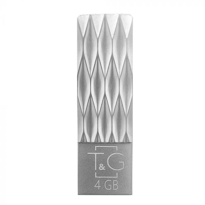 Флеш-накопичувач USB 4GB T&G 103 Metal Series Silver (TG103-4G)