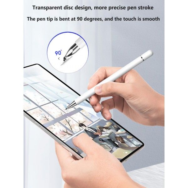 Стилус універсальний Goojodoq 2 в 1 Capacitive Drawing Point Ball Black (1005001792837306B)