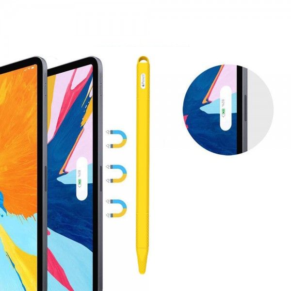 Чохол TPU Goojodoq Hybrid Ear для стилуса Apple Pencil 2 Yellow тех.пак (4001055094286Y)