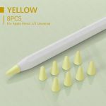 Чохол TPU Goojodoq для наконечника стилуса Apple Pencil (1-2 покоління) (8шт) Yellow (1005001835985075Y)