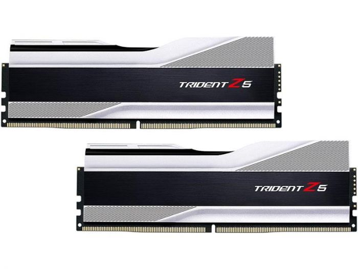 Модуль пам`ятi DDR5 2x16GB/6400 G.Skill Trident Z5 RGB Silver (F5-6400J3239G16GX2-TZ5RS)