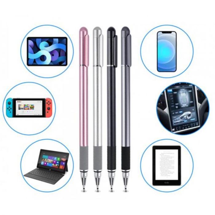 Стилус SK універсальний 2 в 1 Capacitive Drawing Point Ball Pink (1005001657604970P)