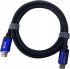 Кабель ATcom HDMI - HDMI V 2.1 (M/M), Real 8K 48Gbps, 5 м, Black/Blue (88855)
