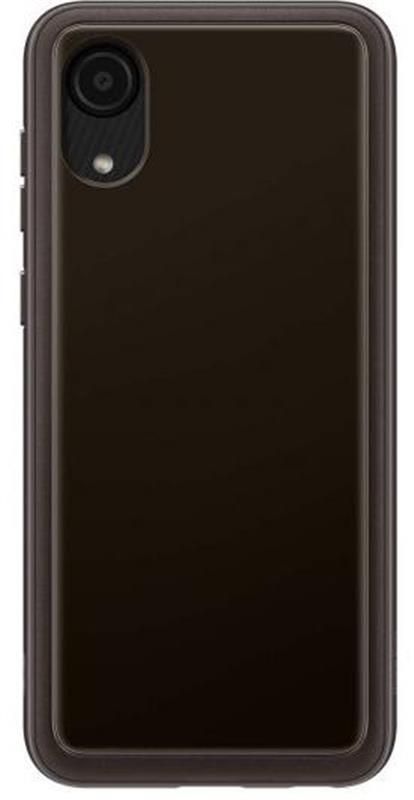 Чохол-накладка Samsung Soft Clear Cover для Samsung Galaxy A03 Core SM-A032 Black (EF-QA032TBEGRU)