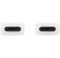 Кабель Samsung USB Type-C - USB Type-C (M/M), 1 м, White (EP-DA705BWRGRU) OEM