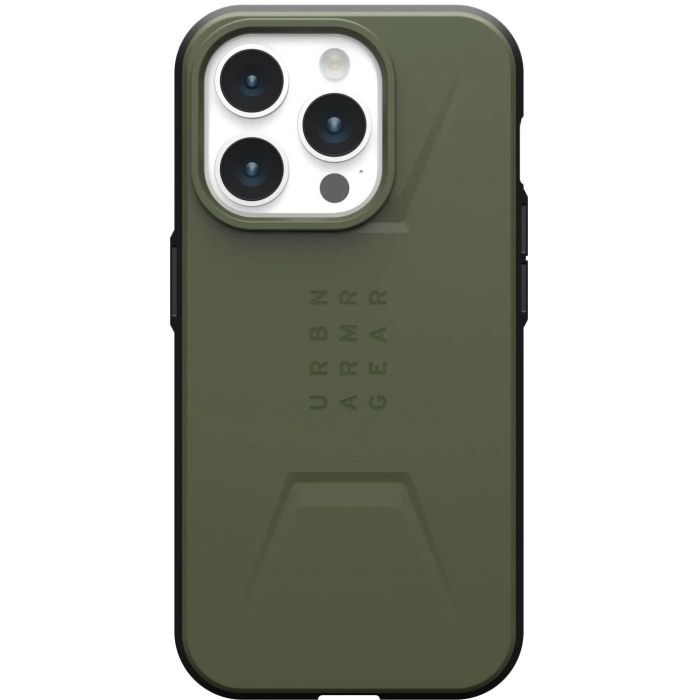 Чохол-накладка Urban Armor Gear Civilian Magsafe для Apple iPhone 15 Pro Olive Drab (114275117272)