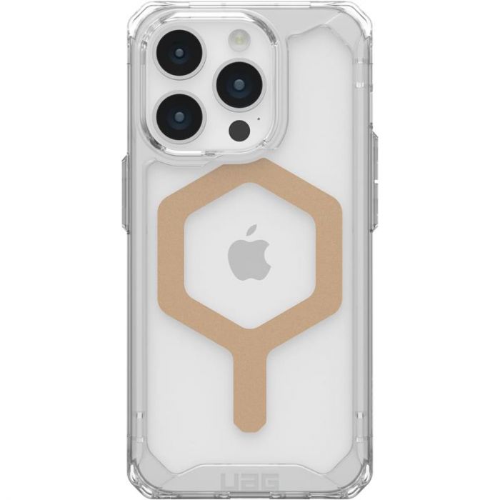 Чохол-накладка Urban Armor Gear Plyo Magsafe для Apple iPhone 15 Pro Ice/Gold (114286114381)