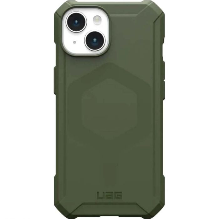 Чохол-накладка Urban Armor Gear Essential Armor Magsafe для Apple iPhone 15 Olive Drab (114288117272)
