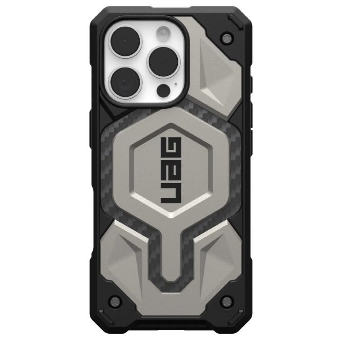 Чохол-накладка Urban Armor Gear Magsafe для Apple iPhone 16 Pro Monarch Pro Titanium (114456113636)