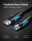 Кабель для принтера Vention USB - USB Type-B (M/M), 2 м, Black (VAS-A16-B200)