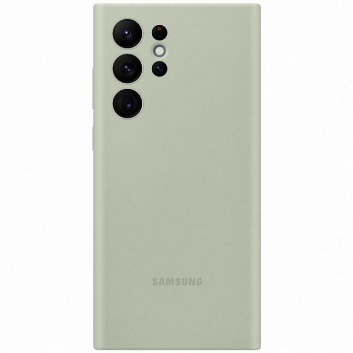 Чохол-накладка Samsung Silicone Cover для Samsung Galaxy S22 Ultra SM-S908 Olive Green (EF-PS908TMEGRU)