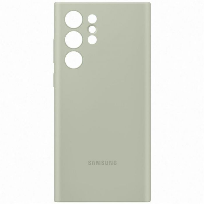 Чохол-накладка Samsung Silicone Cover для Samsung Galaxy S22 Ultra SM-S908 Olive Green (EF-PS908TMEGRU)