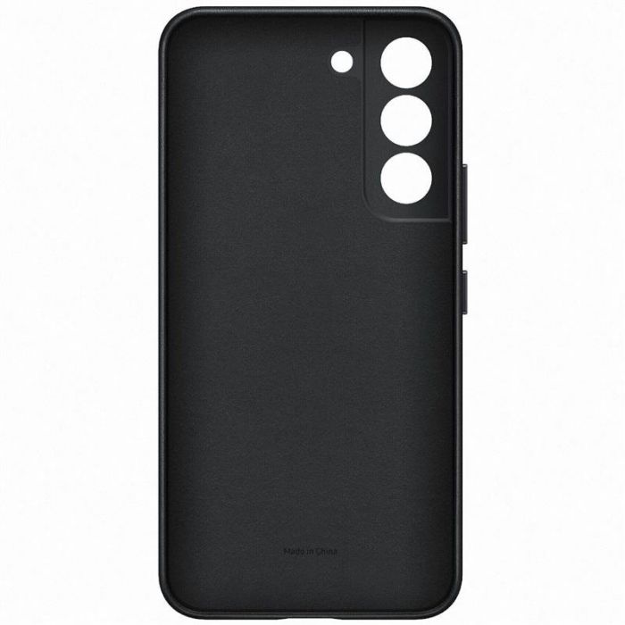 Чохол-накладка Samsung Leather Cover для Samsung Galaxy S22 SM-S901 Black (EF-VS901LBEGRU)