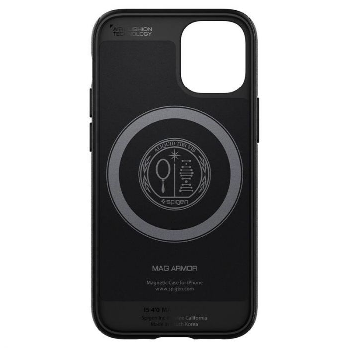 Чохол-накладка Spigen Mag Armor для Apple iPhone 12 Mini Black (ACS01866)