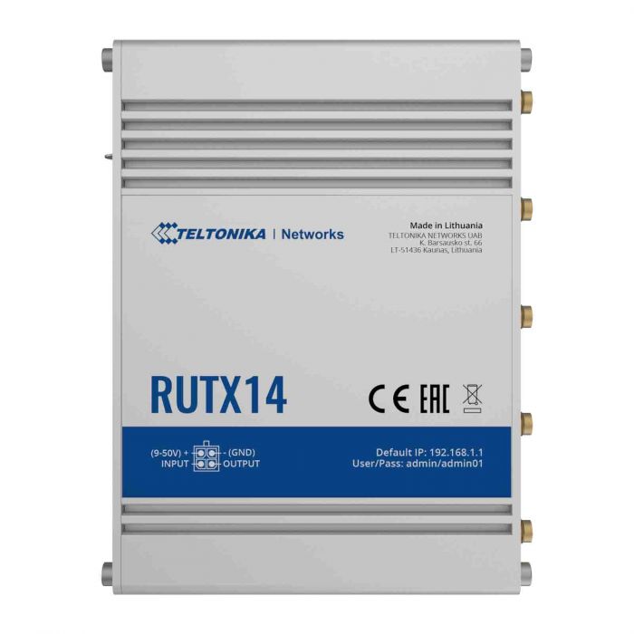 Бездротовий маршрутизатор Teltonika RUTX14 (RUTX14000100)