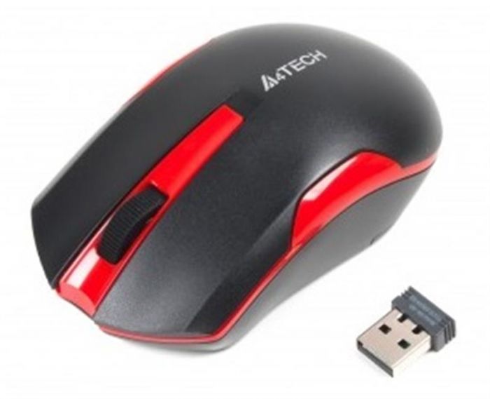 Миша бездротова A4Tech G3-200N Black/Red