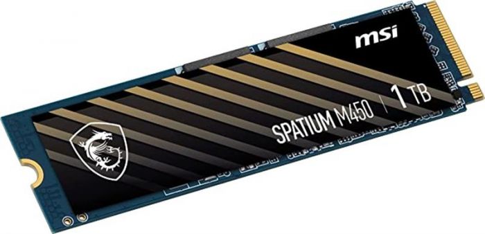 Накопичувач SSD 1TB MSI Spatium M450 M.2 2280 PCIe 4.0 x4 NVMe 3D NAND TLC (S78-440L980-P83)