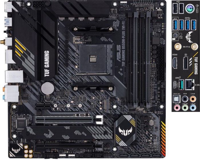 Материнська плата Asus TUF Gaming B550M-Plus WiFi II Socket AM4