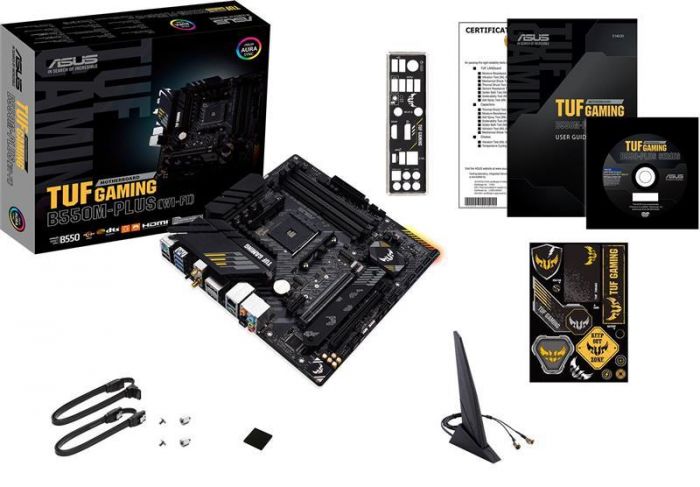 Материнська плата Asus TUF Gaming B550M-Plus WiFi II Socket AM4