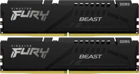 Модуль пам`яті DDR5 2x32GB/6000 Kingston Fury Beast Black (KF560C40BBK2-64)