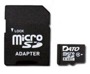 Карта пам`ятi MicroSDHC 8GB UHS-I Class 10 Dato + SD-adapter (DTTF008GUIC10)