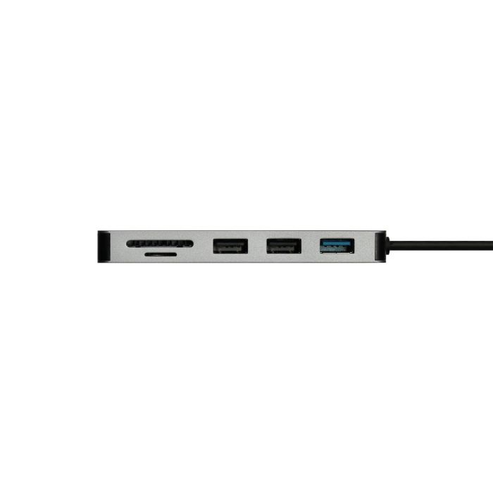 Концентратор USB 3.1 Type-C Grand-X PD Сharging HDMI/3хUSB/Type-C/OTG/CR (SG-512)