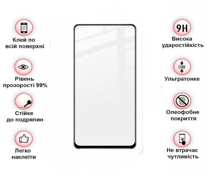 Захисне скло BeCover для Blackview A100 Black (708159)