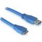 Кабель ATcom USB 3.0 AM/MicroBM 1,8 м blue