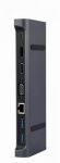 Док-станція Cablexpert USB-C 9-в-1 (A-CM-COMBO9-02) USB-хаб + HDMI/VGA/PD/LAN/3.5-мм аудіо