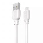 Кабель Remax Suji USB - micro USB (M/M), 1 м White (RC-138m W)