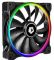 Вентилятор ID-Cooling ZF-14025-ARGB (Single Pack), 140x140x25мм, 4-pin PWM, чорний