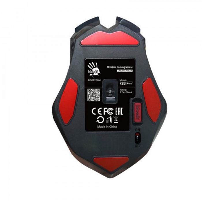Миша бездротова R80 Plus Bloody (Skull) Black