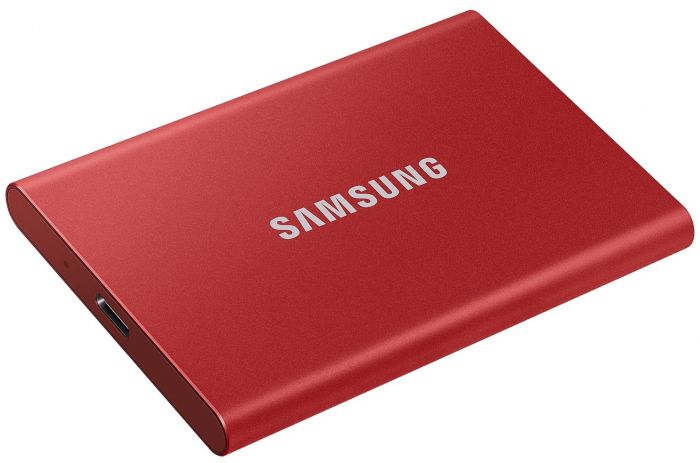 Накопичувач зовнішній SSD 2.5" USB 1.0TB Samsung T7 Red (MU-PC1T0R/WW)