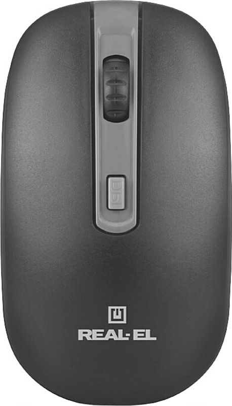 Миша бездротова REAL-EL RM-303 Black/Grey