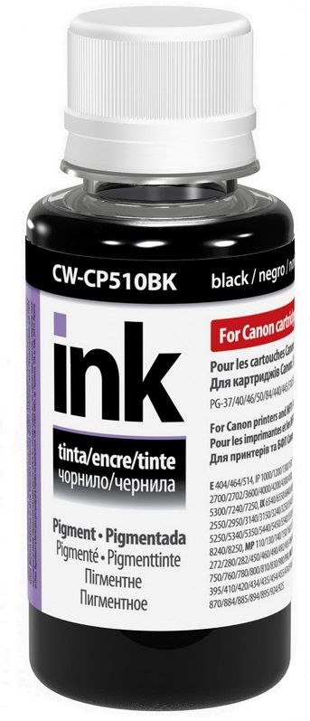 Чорнило ColorWay Canon CP-510 (ColorWay-CP510BK01) Black Pigment, 100мл