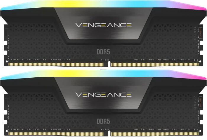 Модуль пам`ятi DDR5 2x16GB/6000 Corsair Vengeance RGB Black (CMH32GX5M2E6000C36)