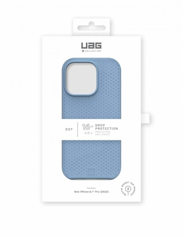 Чохол-накладка Urban Armor Gear Dot Magsafe для Apple iPhone 14 Pro Cerulean (114082315858)