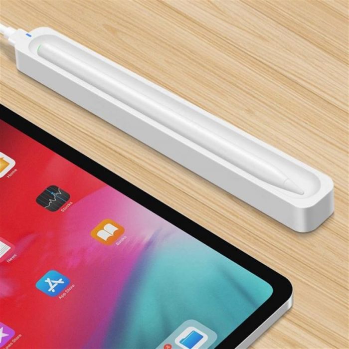 Бездротовий зарядний пристрій Goojodoq для стилуса Apple Pencil 2 GD13 Wireless Magnetic Type-C White (1005004487306813W)