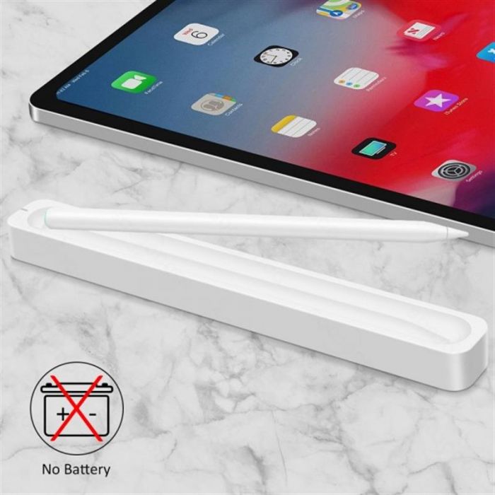 Бездротовий зарядний пристрій Goojodoq для стилуса Apple Pencil 2 GD13 Wireless Magnetic Type-C White (1005004487306813W)