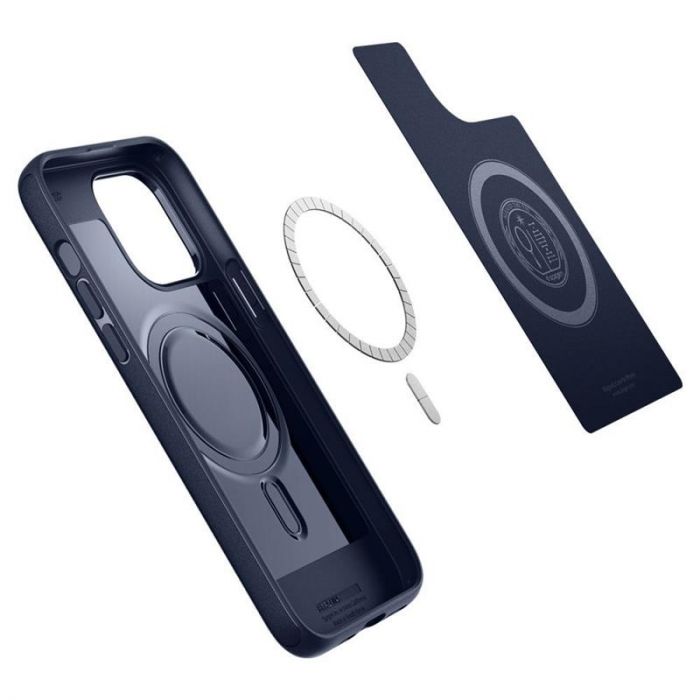 Чохол-накладка Spigen Mag Armor MagFit для Apple iPhone 14 Pro Navy Blue (ACS04990)