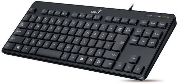 Клавiатура Genius LuxeMate 110 USB Black Ukr (31300012407)